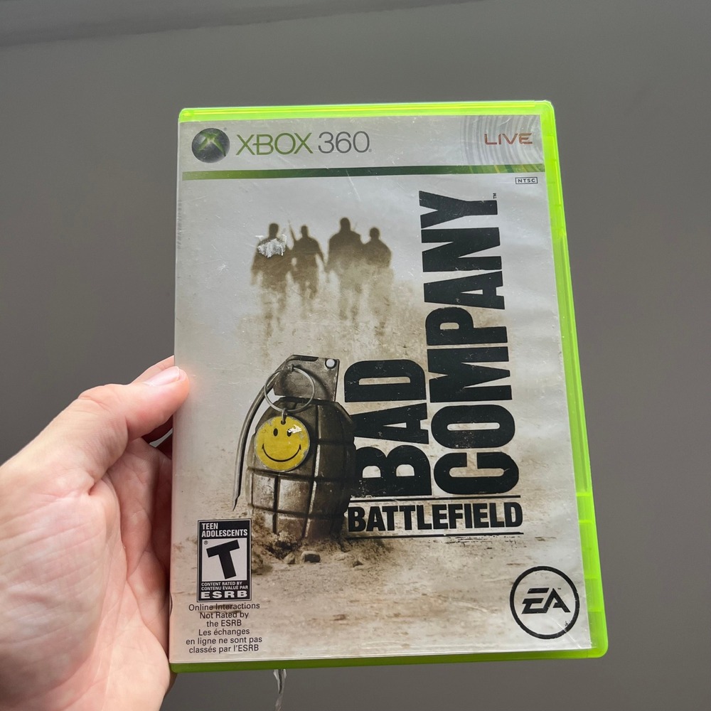Battlefield Bad Company Xbox 360 EA DICE FPS Shooter Game 2008 NTSC T Rating
